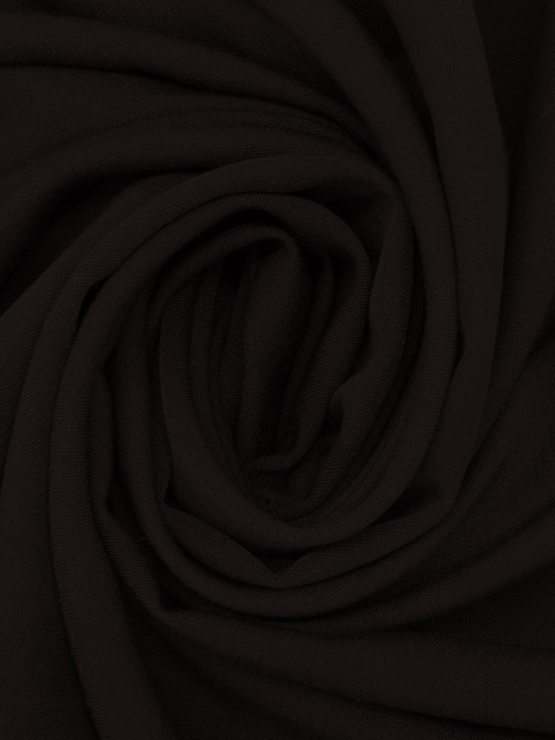 Midnight Chocolate Polyester/Rayon/Lycra Stretch Twill Suiting 58W
