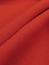 Fire Red Rayon/Viscose Crepe Twill - Imported From Italy - 50W