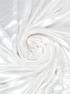 Ghost White Polyester/Rayon Crushed Velour 52W