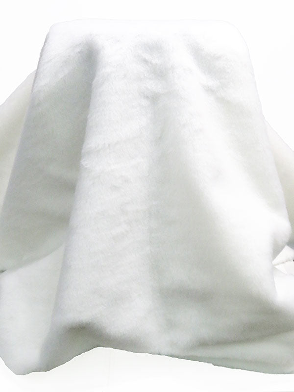 Polar White 100% Polyester Faux Fur 60W