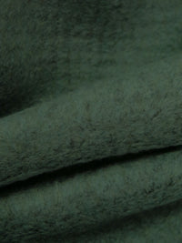 SOLD AS IS ONLY - Dark Gray Asparagus 100% Polyester Check Weave High Loft Fleece - Polartec - 56W