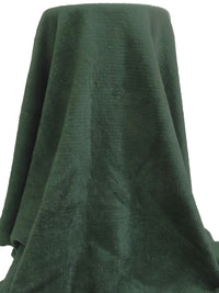 SOLD AS IS ONLY - Dark Gray Asparagus 100% Polyester Check Weave High Loft Fleece - Polartec - 56W