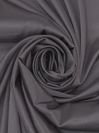 Granite Gray Polyester/Lycra Stretch Charmeuse - Famous Dress Designer - 54W
