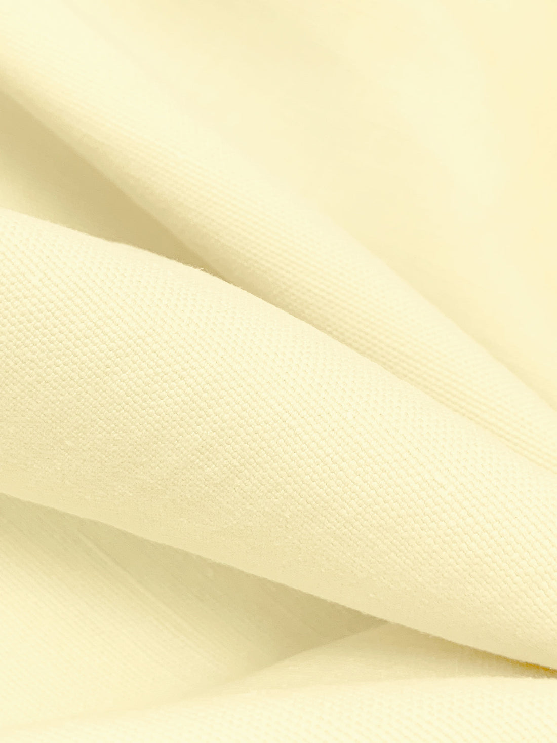 Cream 100% Cotton Washed Canvas 58W