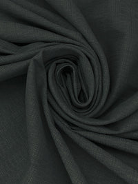 Charcoal Rayon/Nylon/Lycra Linen-Look Stretch Bengaline Suiting - NY Designer - 60W