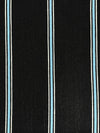 Black/Sky Blue/White 100% Rayon Vertical Stripe Print Crinkle Challis 54W