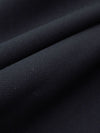 Muted Midnight Navy Polyester/Rayon/Lycra Double Weave Suiting - NY Designer - 56W