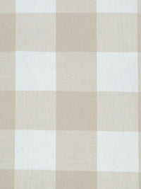 Sand Dollar/White 100% Cotton Box Plaid Suiting 56W