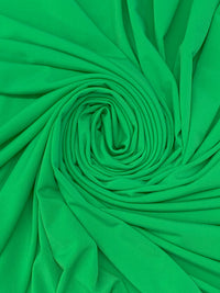 Iguana Green Polyester/Lycra ITY Knit - Famous Dress Designer - 58W