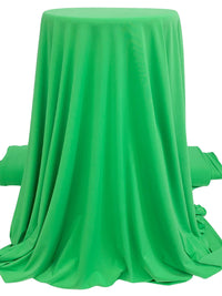 Iguana Green Polyester/Lycra ITY Knit - Famous Dress Designer - 58W