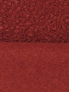 Brick Red 100% Polyester Boucle Coating 60W