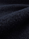 Dark Navy 100% Polyester Boucle Coating 60W