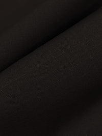 Midnight Espresso Wool/Lycra Plain Weave Stretch Suiting - NY Designer - 60W