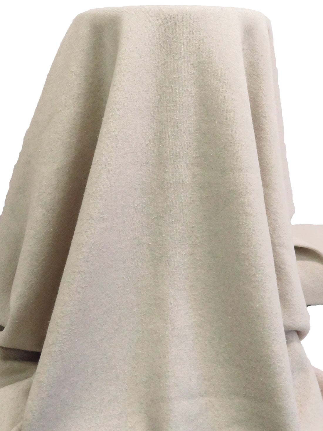 SOLD AS IS ONLY - Sand Cotton/Polyester Heathered Sweatshirt Fleece 64W