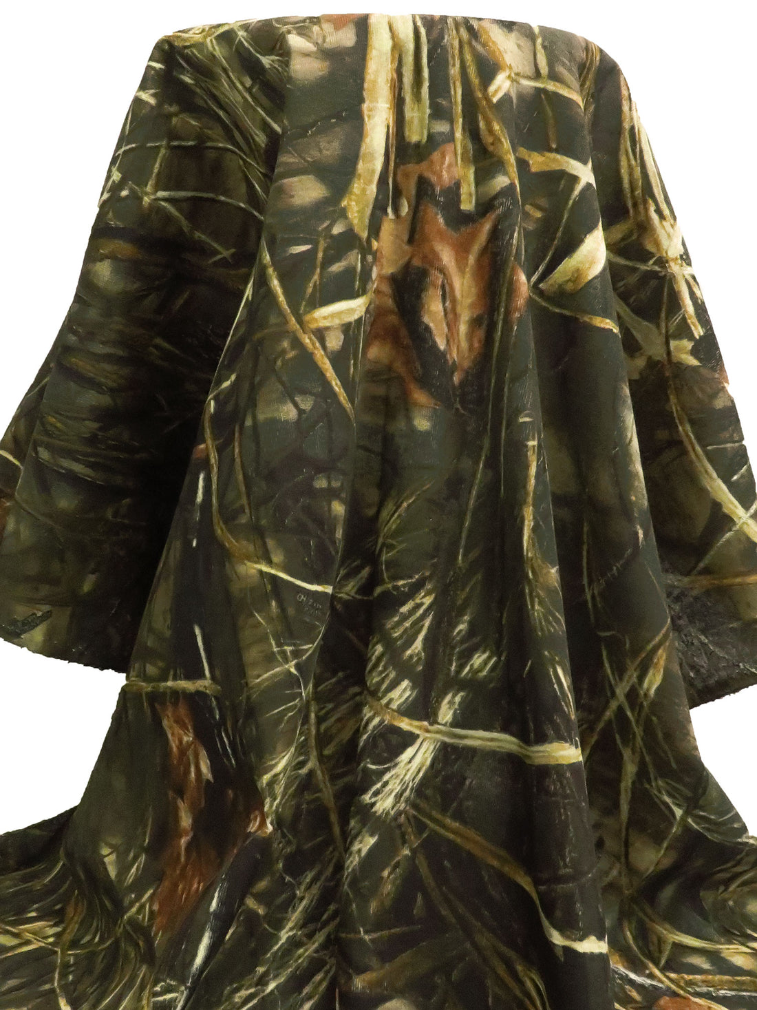 Dark Brown/Hunter Green/Wheat/Multi 100% Cotton Camouflage Print Interlock Knit 44W