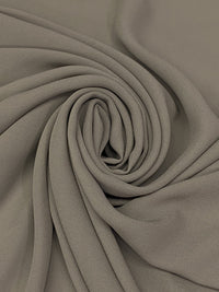 Stone Taupe 100% Polyester Georgette 56W