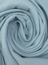 SOLD AS IS ONLY - Dusty Moonstone Blue Cotton/Polyester Tubular 1x1 Rib Knit 28W