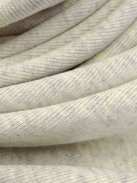 Champagne/Light Gray Cotton/Polyester Heathered Tubular 1x1 Rib Knit 29W
