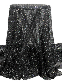 Black/Multi 100% Nylon Sequins On Netting 59W