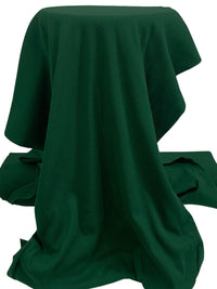 Dark Evergreen Cotton/Polyester Tubular Rib Knit 28W