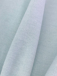 Soft Columbia Blue Cotton/Polyester Tubular Rib Knit 29W