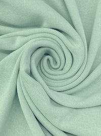 Sea Mist Green Cotton/Polyester Tubular Rib Knit 30W