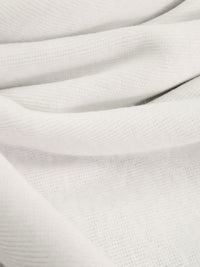 White Cotton/Polyester Tubular Rib Knit 28W