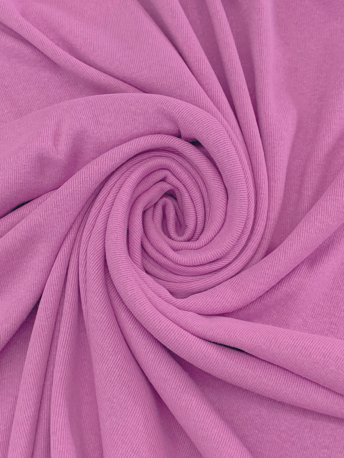 Pearly Purple Cotton/Polyester Tubular Rib Knit 28W