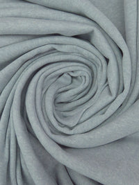 SOLD AS IS ONLY - Light Shadow Blue Cotton/Polyester Heathered Tubular Rib Knit 30W