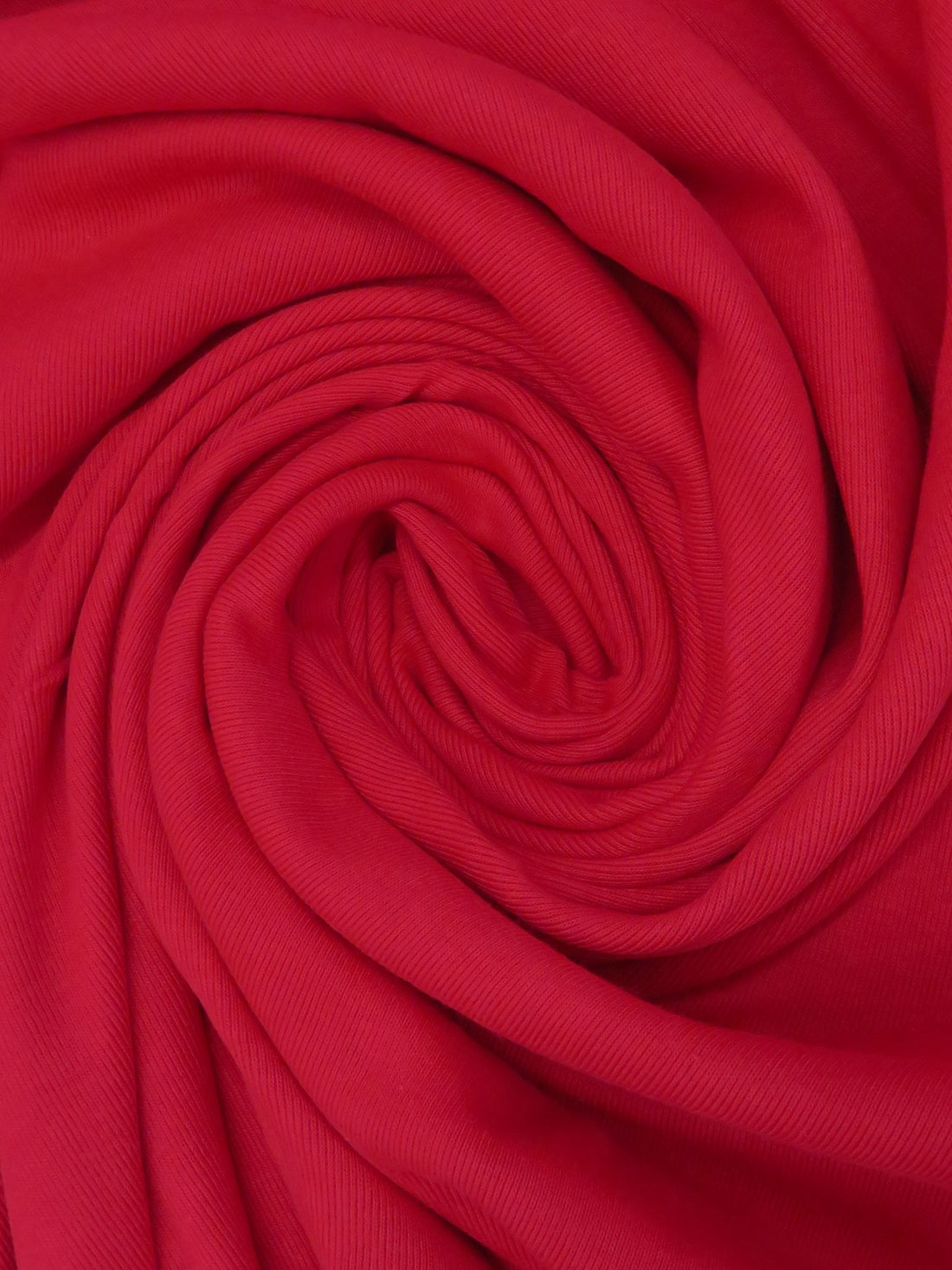 Cardinal Red Cotton/Polyester Tubular Rib Knit 30W