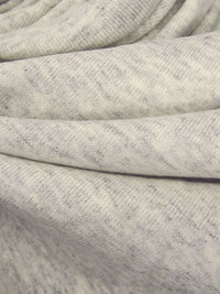 Bone/Light Gray Cotton/Polyester Heathered Tubular Rib Knit 30W