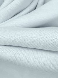 SOLD AS IS ONLY - Ice Blue 100% Polyester Tubular Rib Knit 29W