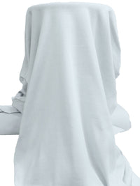 SOLD AS IS ONLY - Ice Blue 100% Polyester Tubular Rib Knit 29W