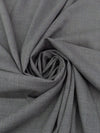 Black/Sterling Gray Wool/Polyester/Lycra Sharkskin Stretch Suiting 58W