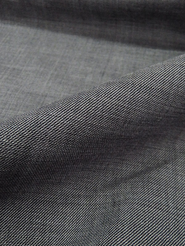 Black/Sterling Gray Wool/Polyester/Lycra Sharkskin Stretch Suiting 58W