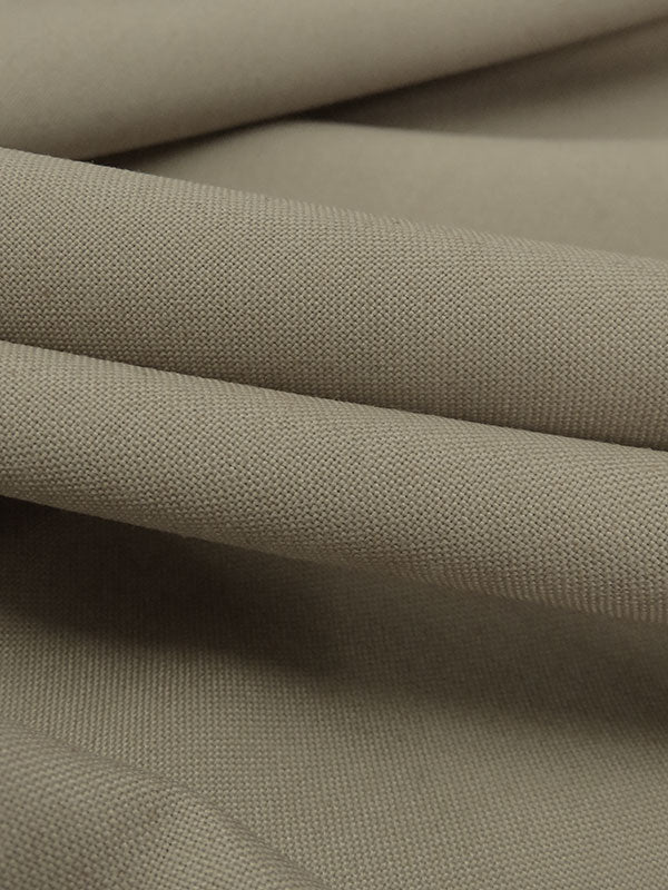 Khaki Wool/Nylon Plain Weave Suiting 60W