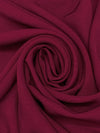 Dark Raspberry Acetate/Rayon Twill 54W