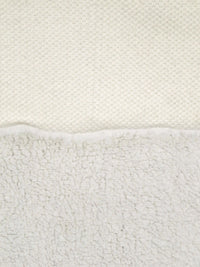 Off-White 100% Polyester Sherpa Fleece 53W