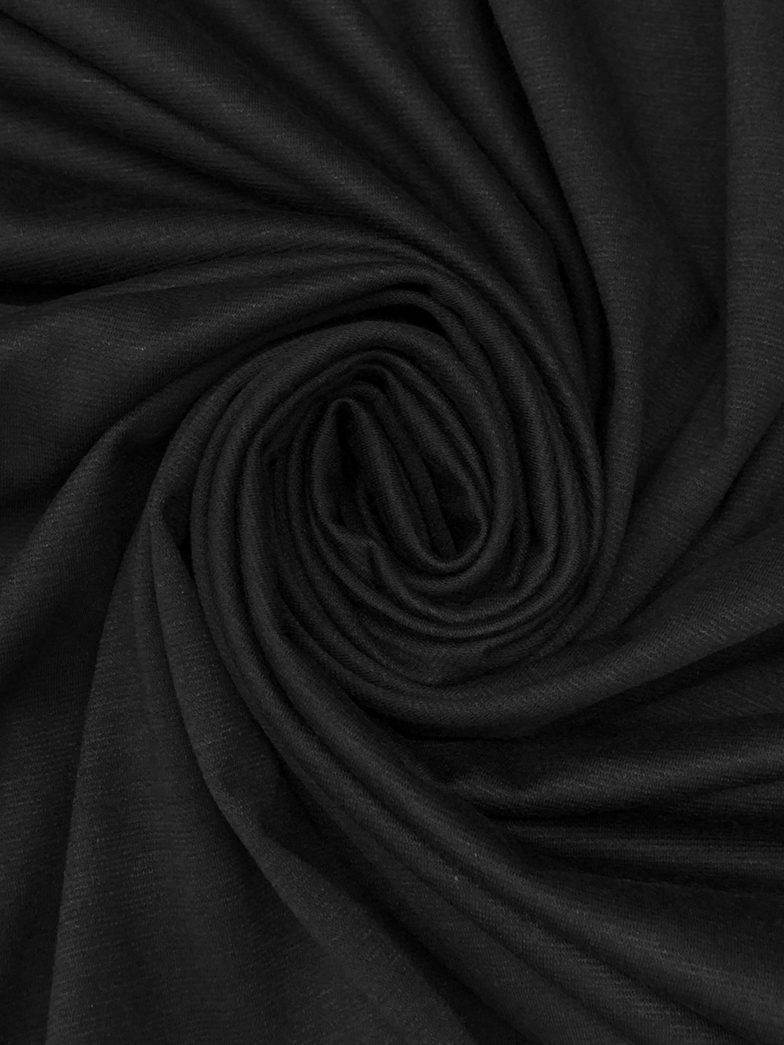 Onyx Black Polyester/Lycra Ponte Knit 57W