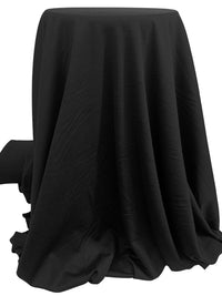 Onyx Black Polyester/Lycra Ponte Knit 57W