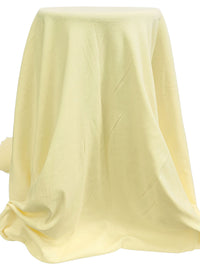Pale Canary Yellow 100% Cotton 1x1 Rib Knit 54W