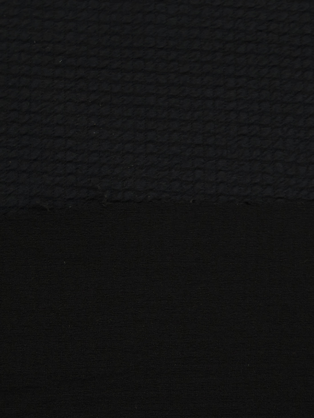 SOLD AS IS ONLY - Matte Black Polyester/Lycra Power Air Grid Double Knit - Polartec - 64W