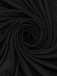 Black 100% Polyester Pindot Double Weave Knit - Polartec - 60W