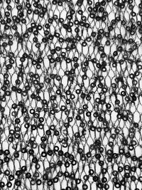 Black 100% Nylon Mini Sequins On Netting 50W