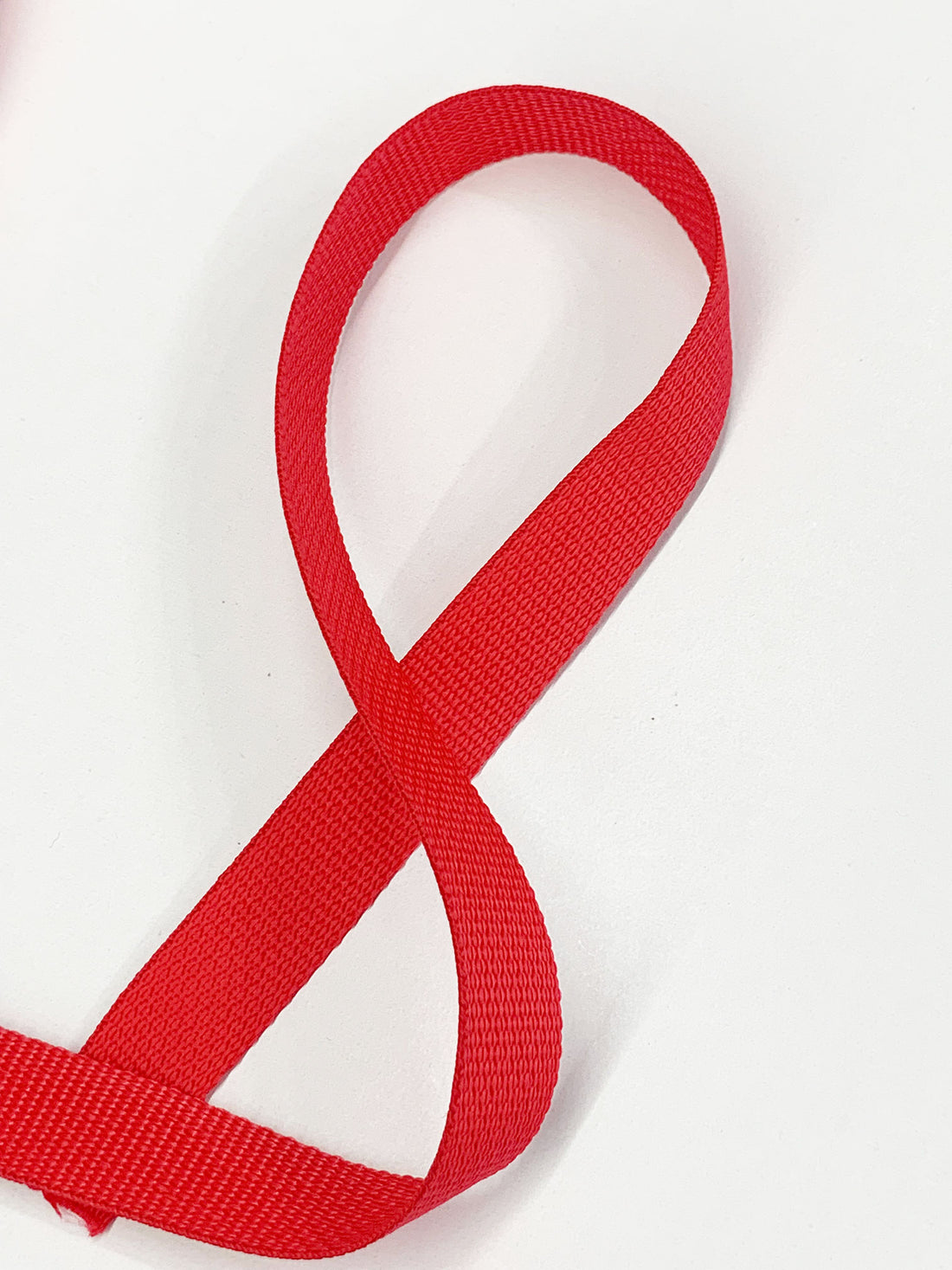 1" Wide Jasper Red 100% Nylon Webbing