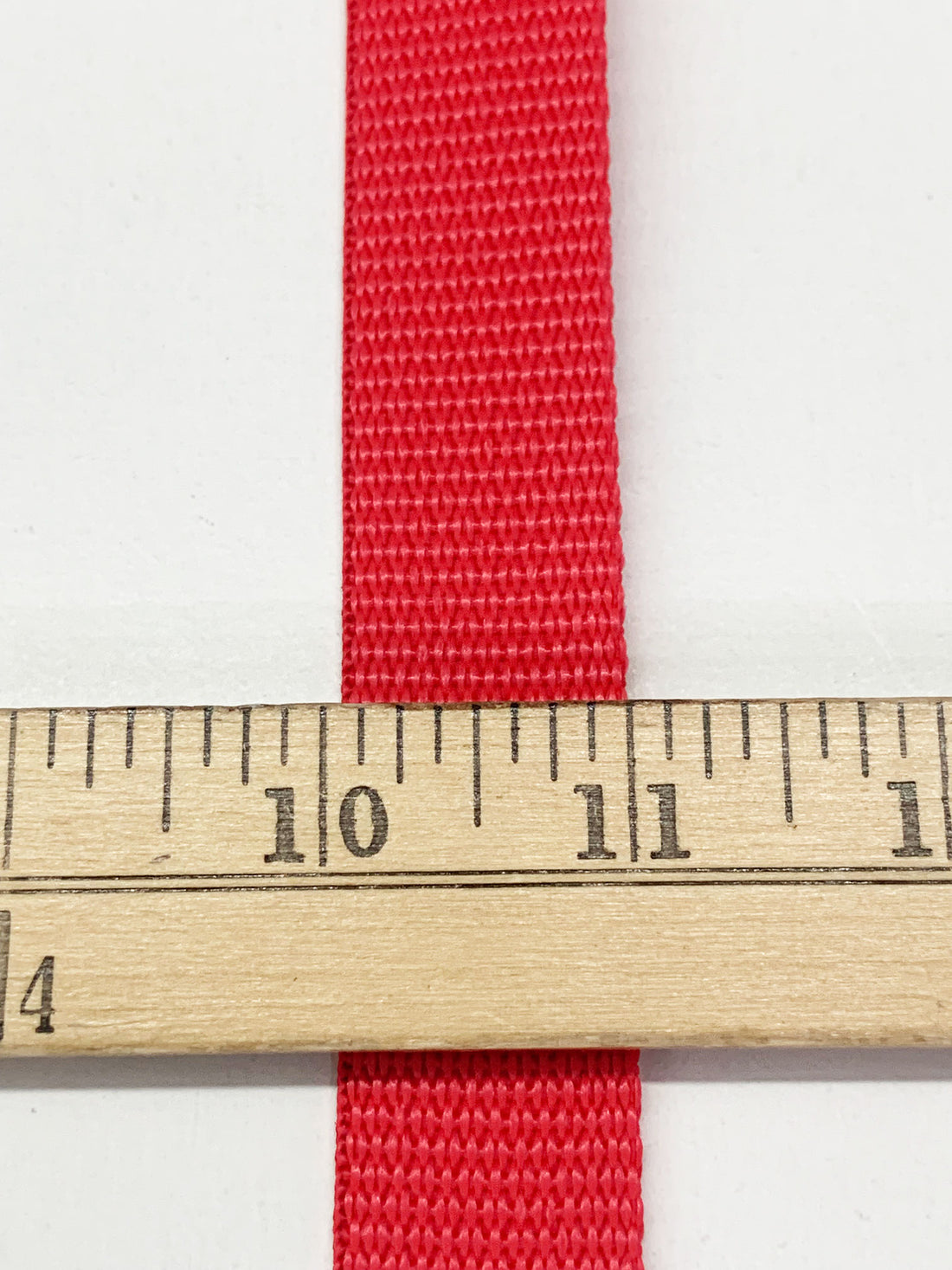 1" Wide Jasper Red 100% Nylon Webbing