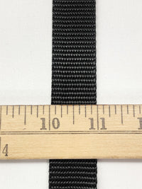 1" Wide Black 100% Nylon Webbing Straps