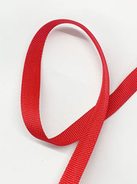 1" Wide Persian Red 100% Nylon Webbing