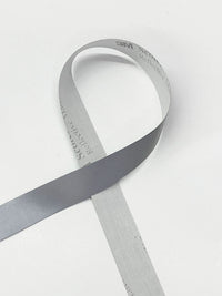 1" Wide Gray Polyurethane/Cotton Reflective Material