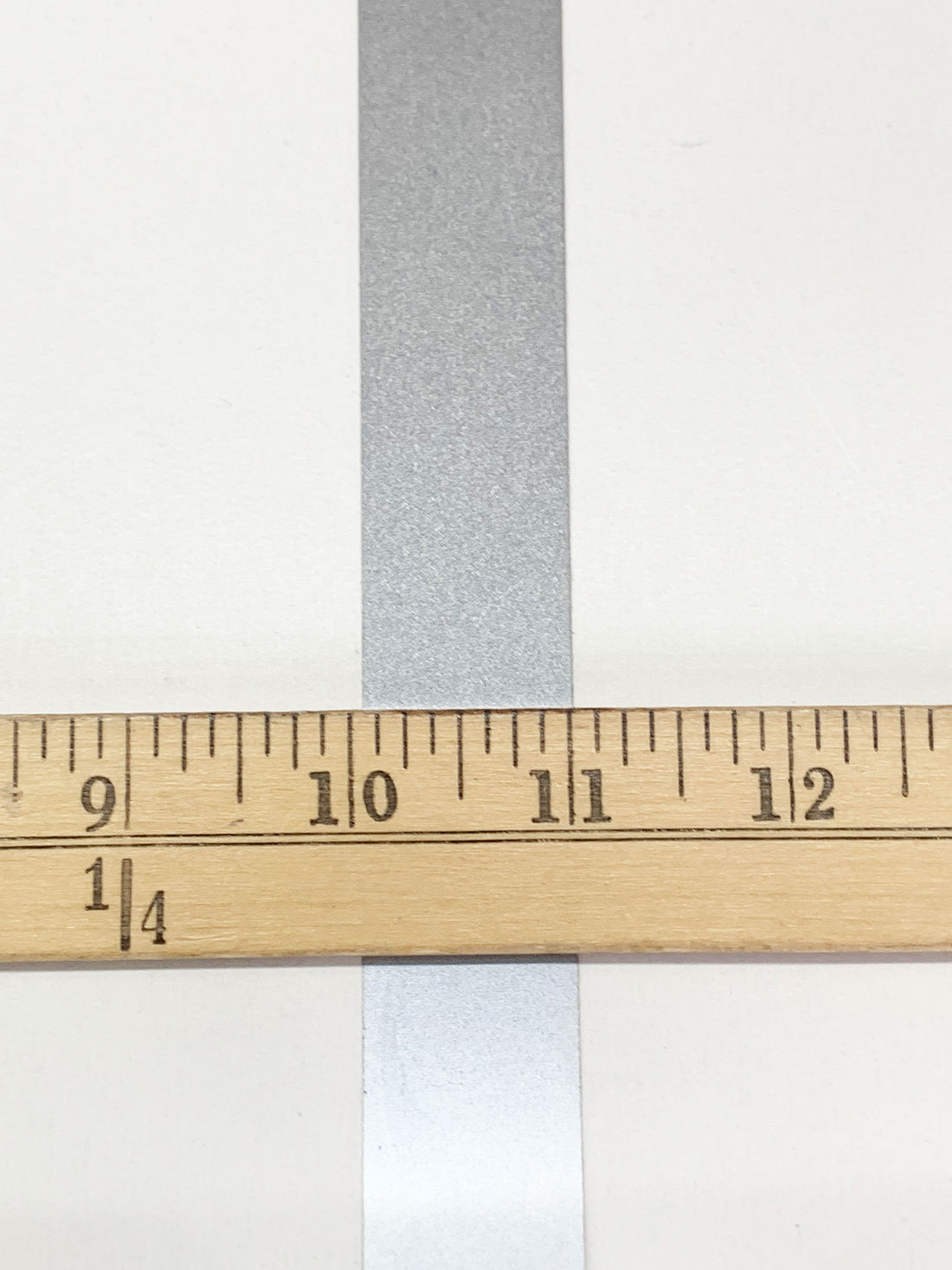 1" Wide Gray Polyurethane/Cotton Reflective Material